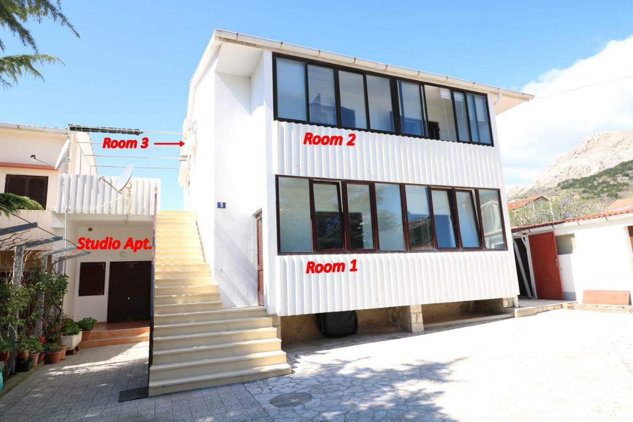 Rooms & Studio Apartment Mira Baska  Exterior photo